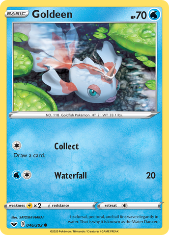 Goldeen (046/202) [Sword & Shield: Base Set] Reverse Holofoil