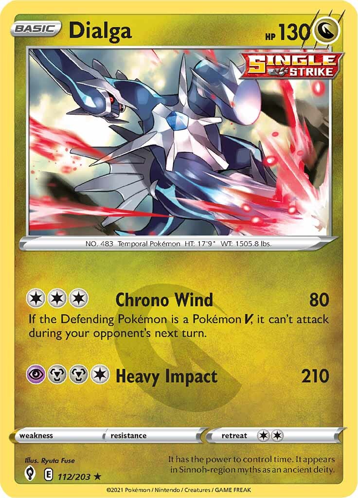 Dialga (112/203) [Sword & Shield: Evolving Skies] Reverse Holofoil