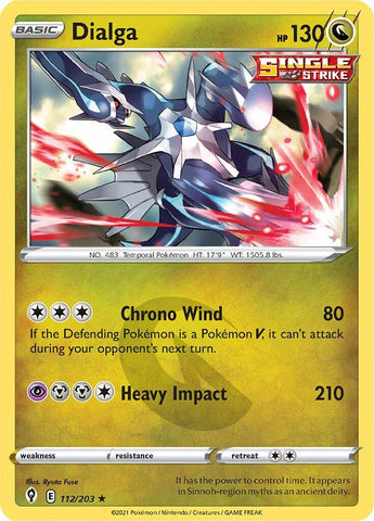Dialga (112/203) [Sword & Shield: Evolving Skies] Reverse Holofoil