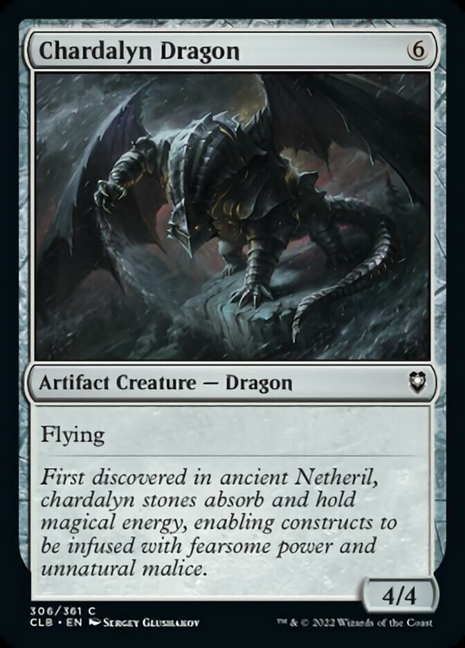 Chardalyn Dragon [Commander Legends: Battle for Baldur's Gate] Foil