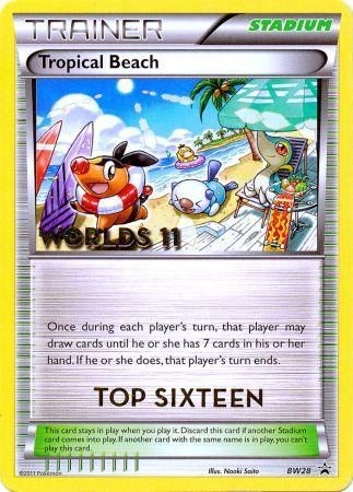 Tropical Beach (BW28) (Top 16) [Black & White: Black Star Promos] Holofoil