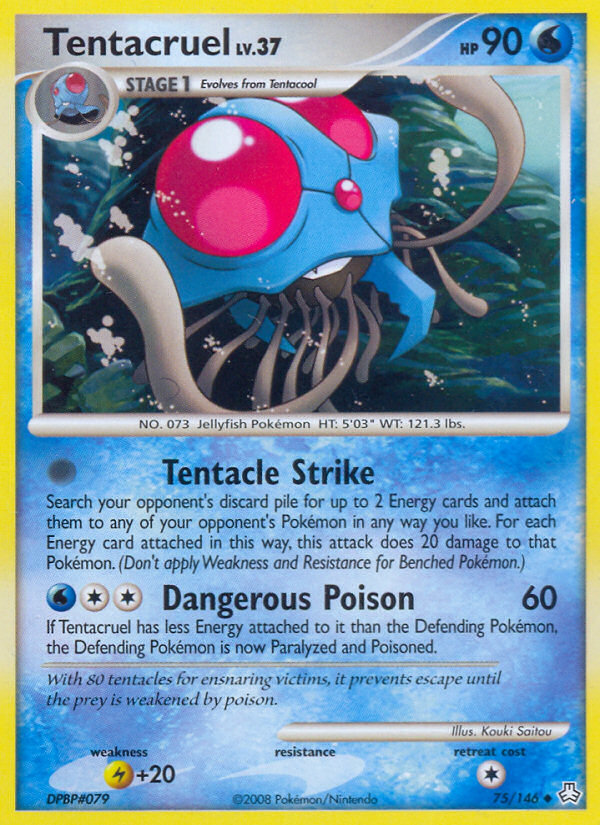 Tentacruel (75/146) [Diamond & Pearl: Legends Awakened] Reverse Holofoil