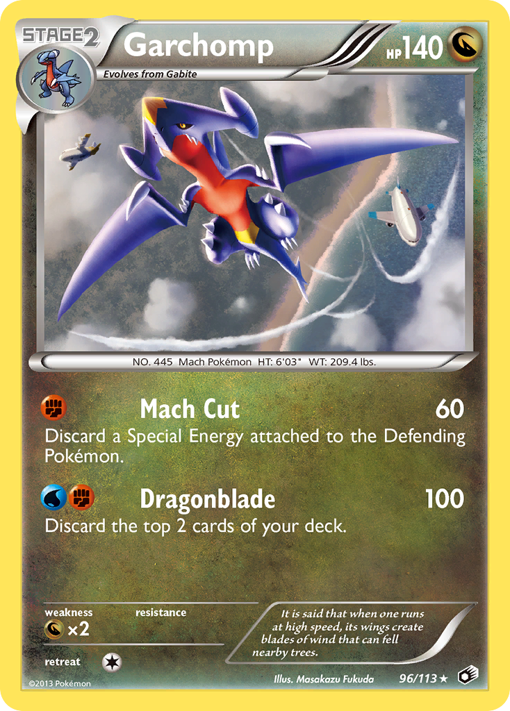 Garchomp (96/113) [Black & White: Legendary Treasures] Reverse Holofoil