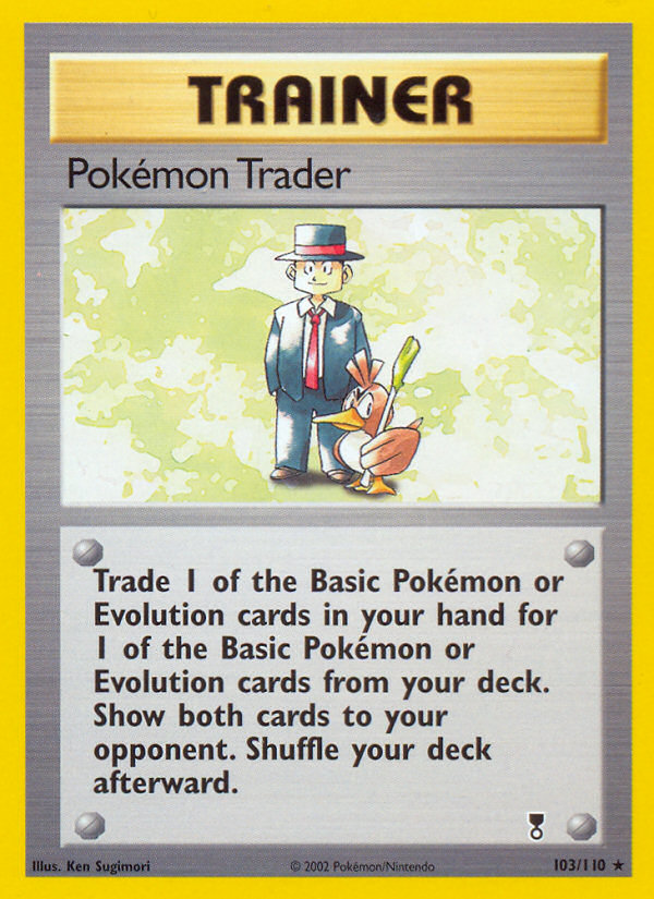 Pokemon Trader (103/110) [Legendary Collection] Reverse Holofoil