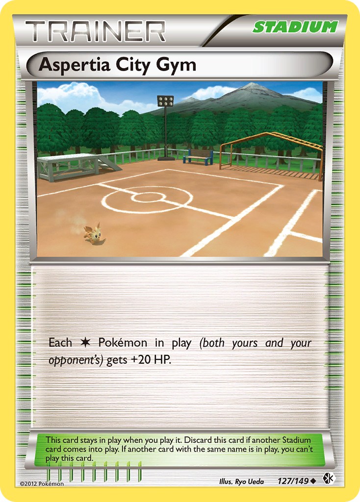 Aspertia City Gym (127/149) [Black & White: Boundaries Crossed] Reverse Holofoil