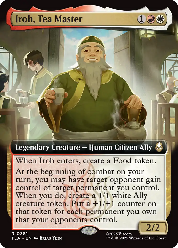 Iroh, Tea Master (Extended Art) [Avatar: The Last Airbender] Foil