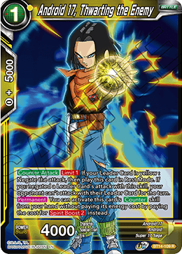 Android 17, Thwarting the Enemy (BT14-109) [Cross Spirits] Parallel Foil