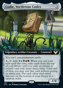 Codie, Vociferous Codex (Extended Art) [Strixhaven: School of Mages] Foil