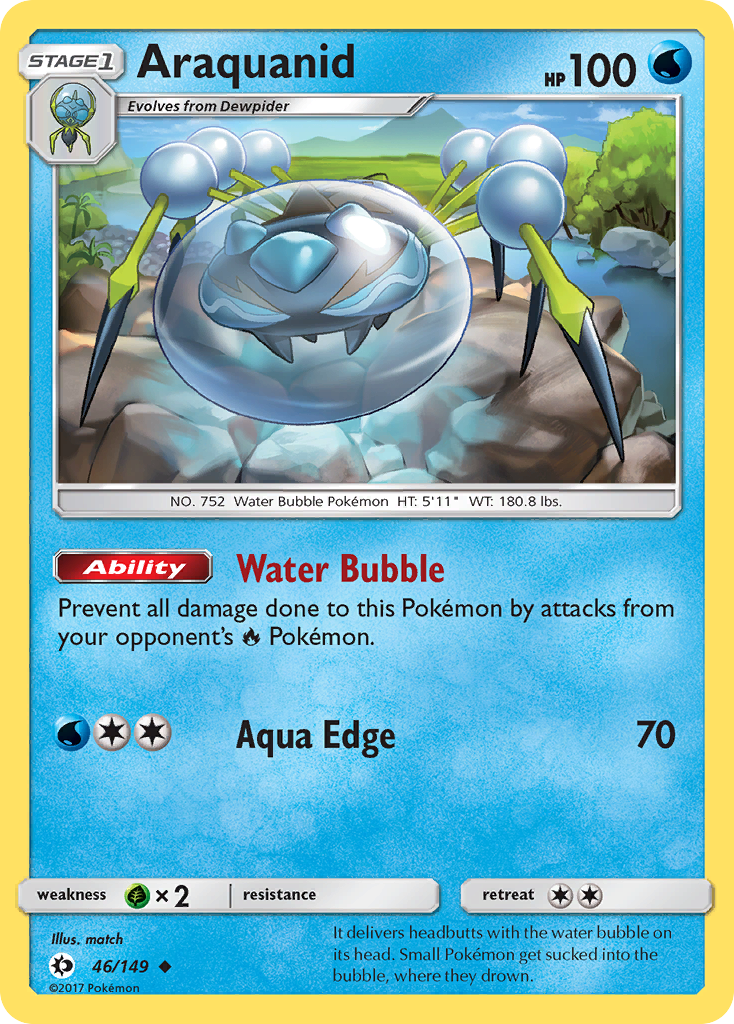 Araquanid (46/149) [Sun & Moon: Base Set] Reverse Holofoil