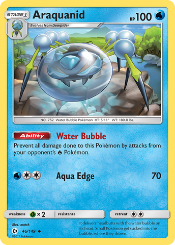 Araquanid (46/149) [Sun & Moon: Base Set] Reverse Holofoil