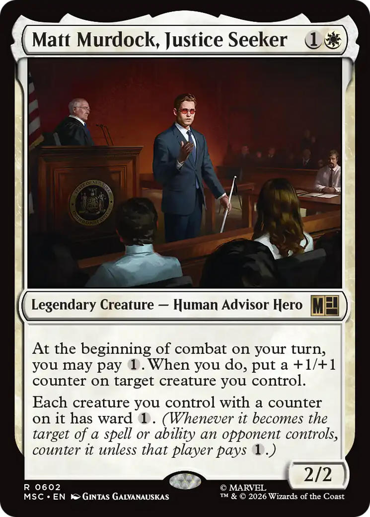 Matt Murdock, Justice Seeker [Marvel Super Heroes Commander] Foil