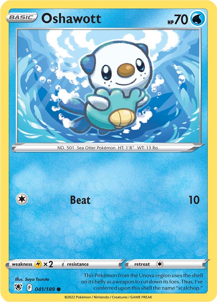 Oshawott (041/189) [Sword & Shield: Astral Radiance] Reverse Holofoil
