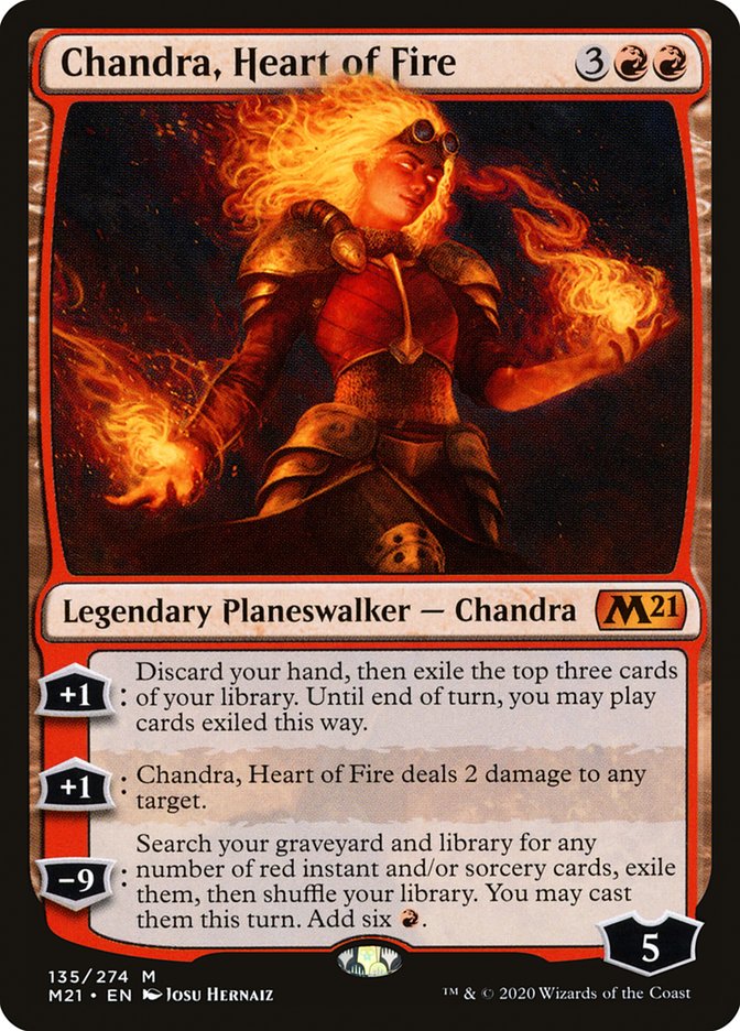 Chandra, Heart of Fire [Core Set 2021] Foil