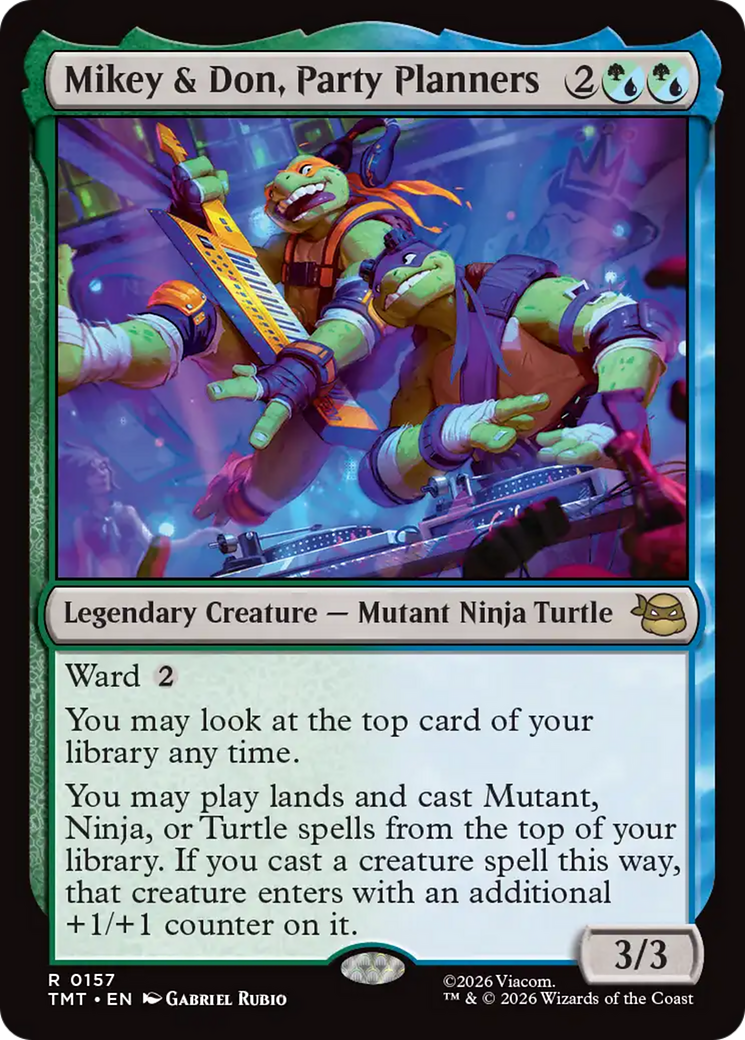 Mikey & Don, Party Planners [Teenage Mutant Ninja Turtles] Foil