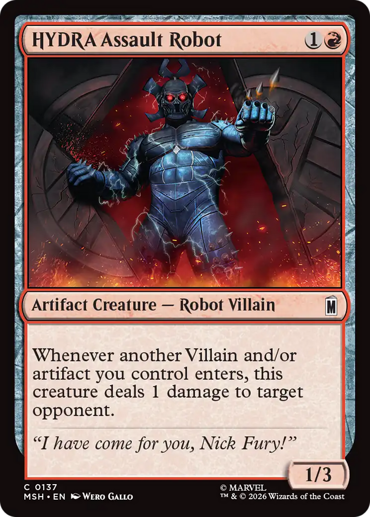 HYDRA Assault Robot [Marvel Super Heroes] Foil