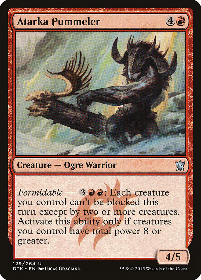 Atarka Pummeler [Dragons of Tarkir] Foil