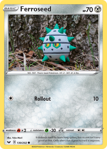Ferroseed (130/202) [Sword & Shield: Base Set] Reverse Holofoil