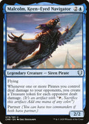 Malcolm, Keen-Eyed Navigator [Commander Legends] Foil