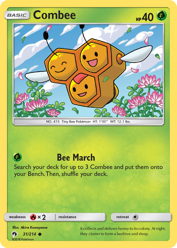 Combee (31/214) [Sun & Moon: Lost Thunder] Reverse Holofoil