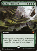 Reshape the Earth (Extended Art) [Commander Legends] Foil