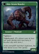 Tireless Hauler // Dire-Strain Brawler [Innistrad: Midnight Hunt] Foil
