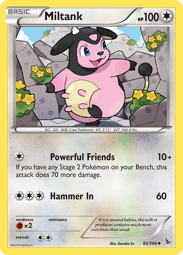 Miltank (83/106) [XY: Flashfire] Reverse Holofoil