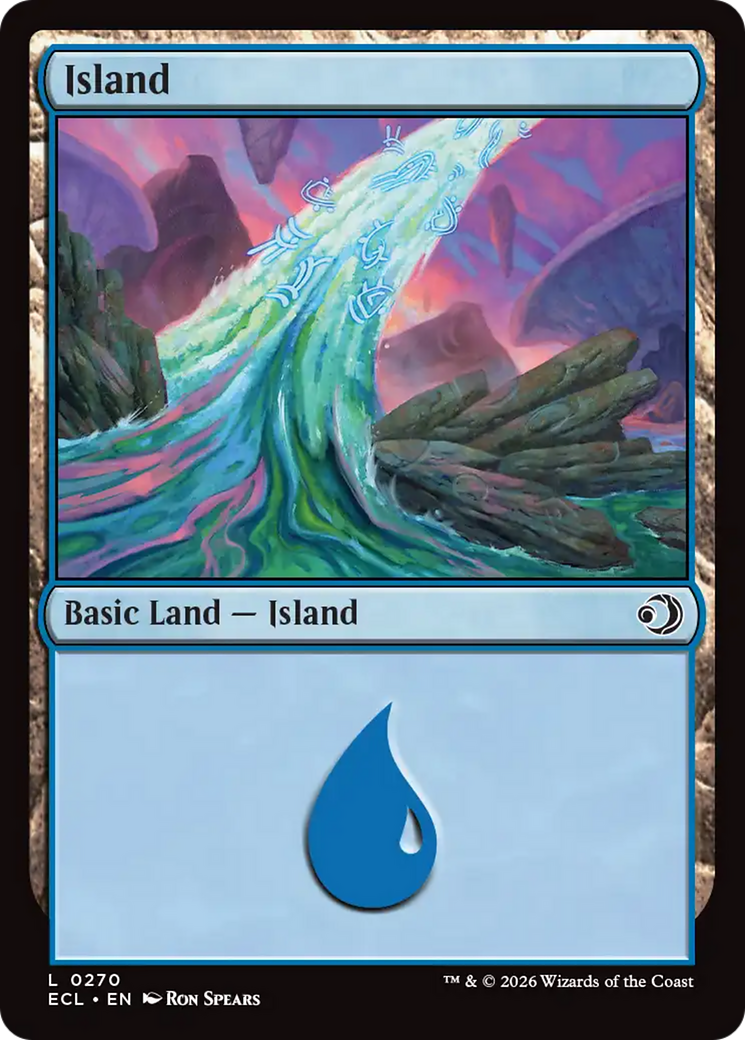Island (0270) [Lorwyn Eclipsed] Foil