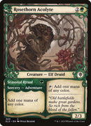 Rosethorn Acolyte // Seasonal Ritual (Showcase) [Throne of Eldraine] Foil