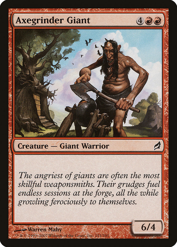 Axegrinder Giant [Lorwyn] Foil