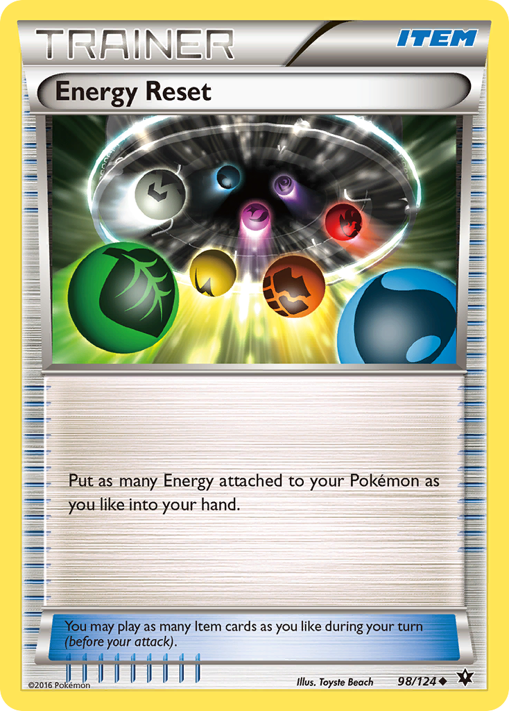 Energy Reset (98/124) [XY: Fates Collide] Reverse Holofoil