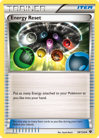Energy Reset (98/124) [XY: Fates Collide] Reverse Holofoil