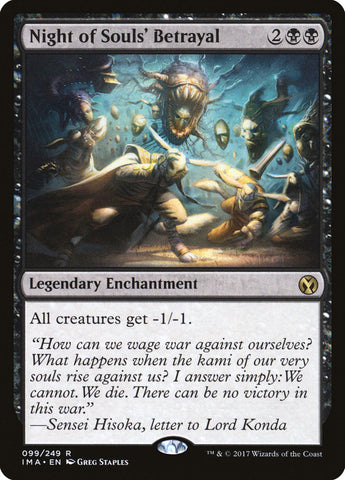 Night of Souls' Betrayal [Iconic Masters] Foil