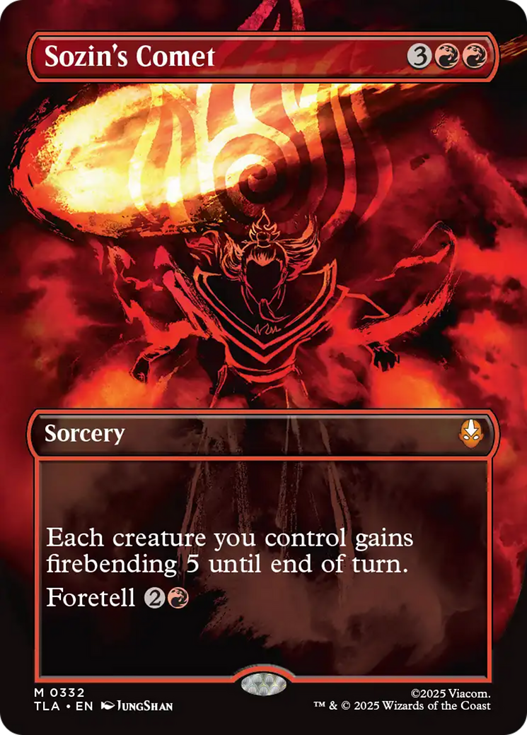 Sozin's Comet (0332) (Borderless) [Avatar: The Last Airbender] Foil