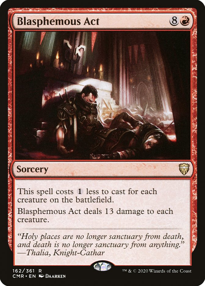 Blasphemous Act [Commander Legends] Foil