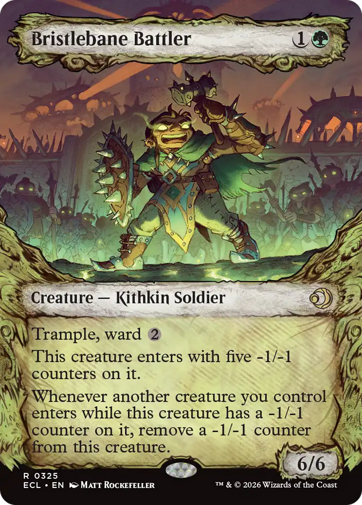 Bristlebane Battler (Showcase) [Lorwyn Eclipsed] Foil