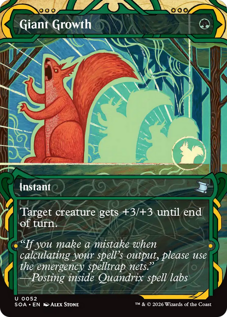 Giant Growth [Secrets of Strixhaven: Mystical Archive] Foil