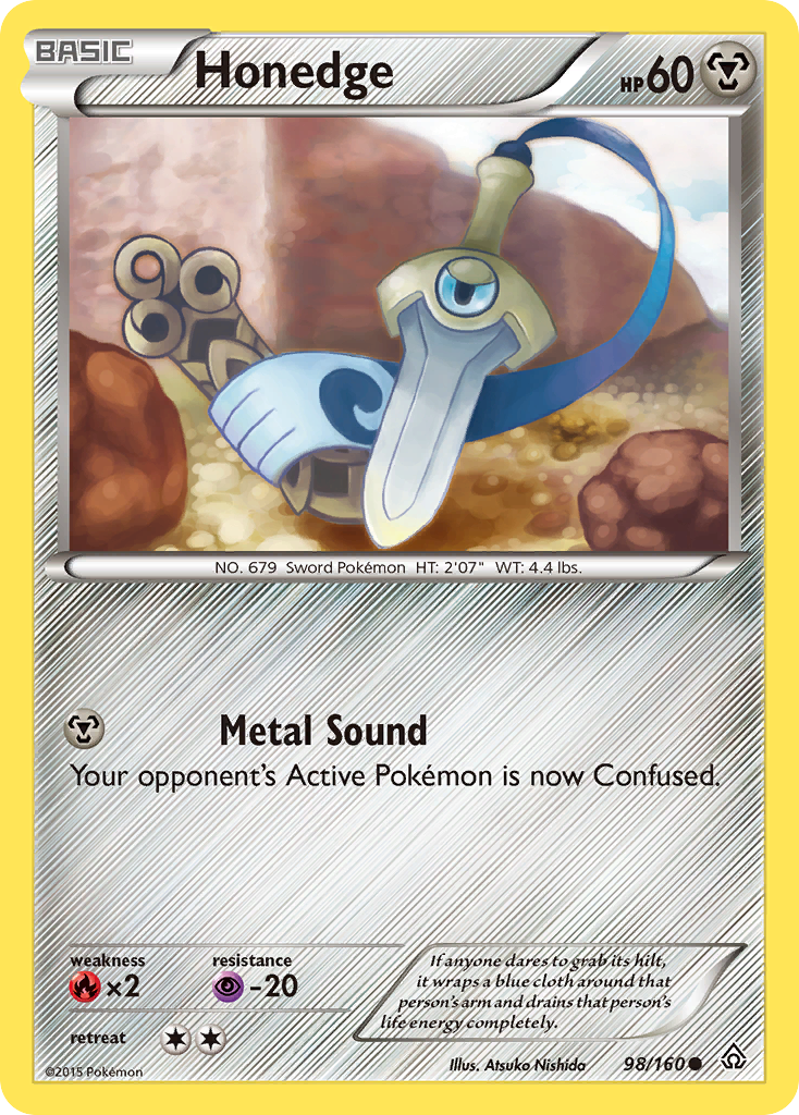 Honedge (98/160) [XY: Primal Clash] Reverse Holofoil
