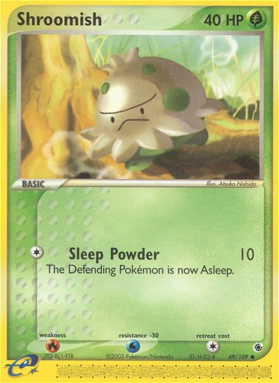 Shroomish (69/109) [EX: Ruby & Sapphire] Reverse Holofoil