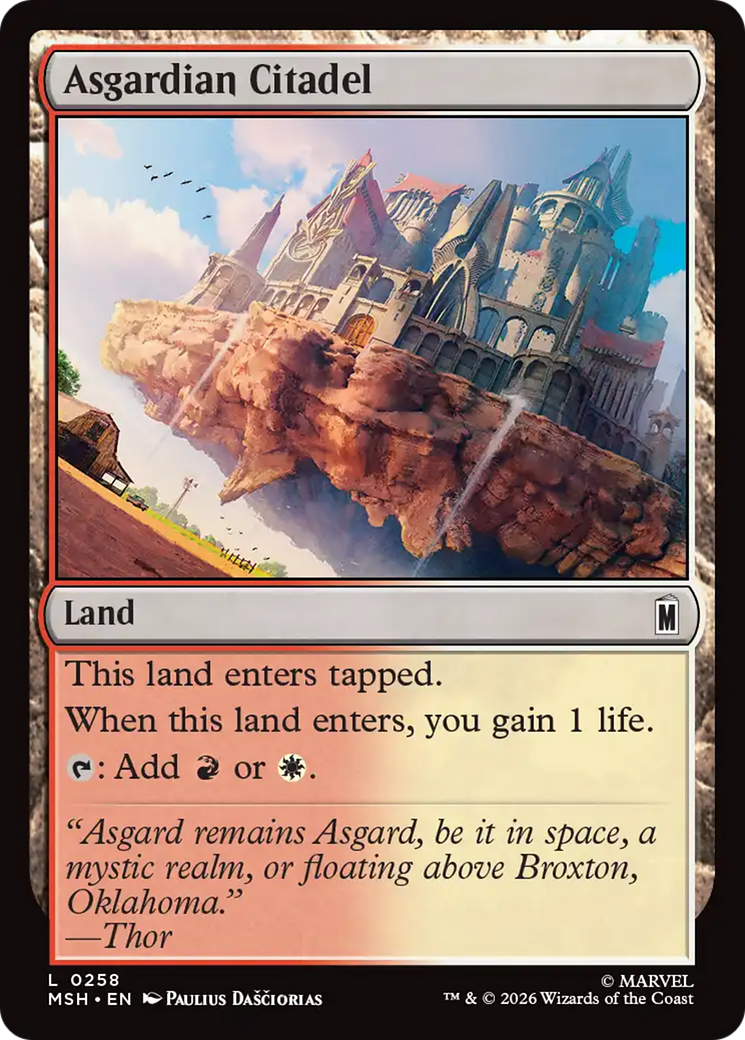 Asgardian Citadel [Marvel Super Heroes] Foil