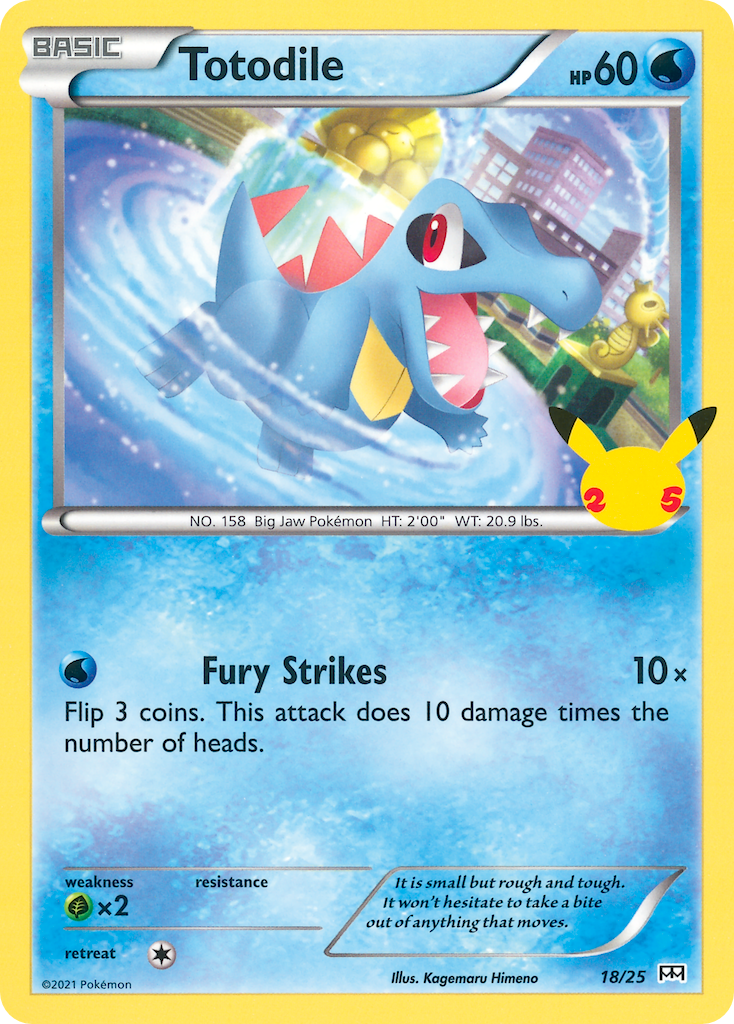 Totodile (18/25) [McDonald's 25th Anniversary] Holofoil
