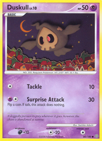 Duskull (60/100) [Diamond & Pearl: Stormfront] Reverse Holofoil