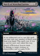 March of Wretched Sorrow (Extended Art) [Kamigawa: Neon Dynasty] Foil