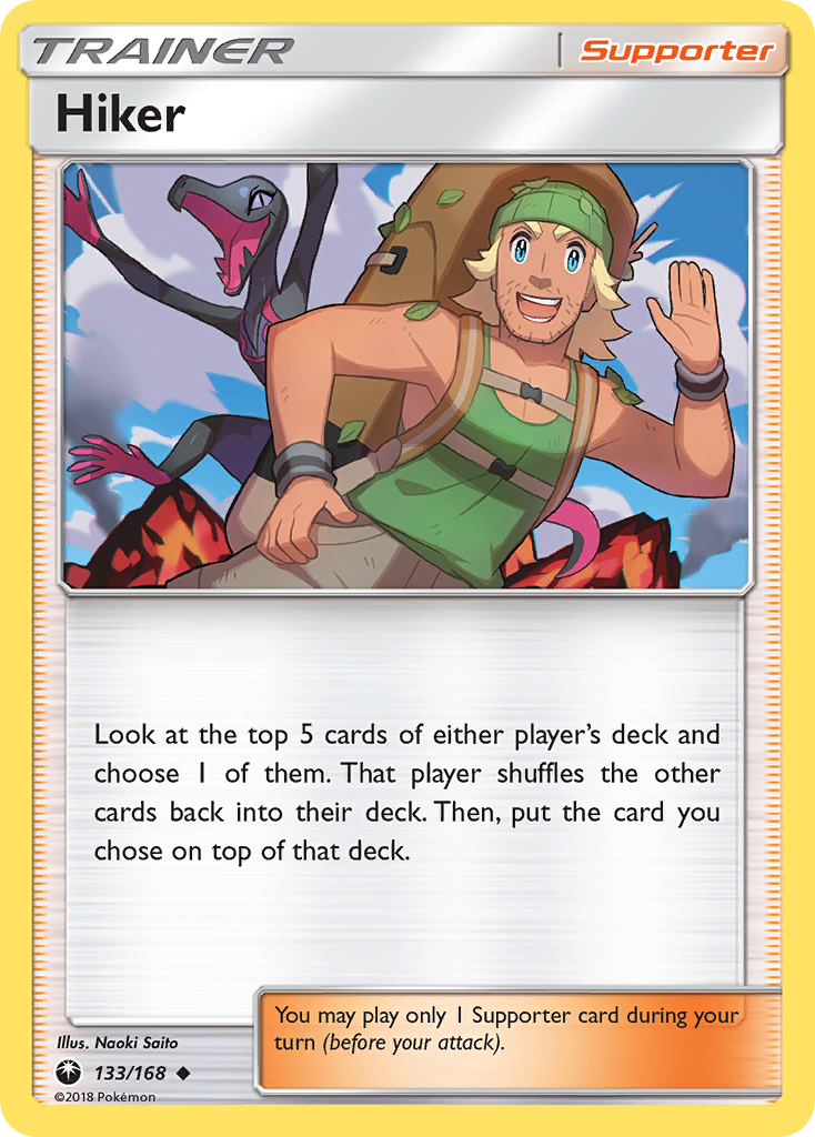 Hiker (133/168) [Sun & Moon: Celestial Storm] Reverse Holofoil