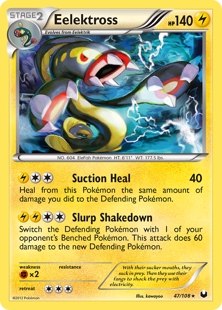 Eelektross (47/108) [Black & White: Dark Explorers] Reverse Holofoil