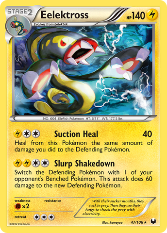 Eelektross (47/108) [Black & White: Dark Explorers] Reverse Holofoil