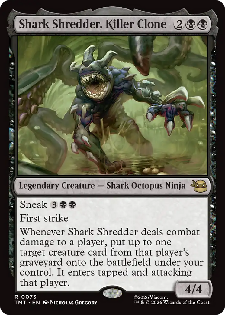 Shark Shredder, Killer Clone [Teenage Mutant Ninja Turtles] Foil