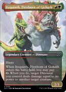 Itzquinth, Firstborn of Gishath (Borderless) [The Lost Caverns of Ixalan] Foil
