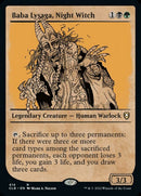 Baba Lysaga, Night Witch (Showcase) [Commander Legends: Battle for Baldur's Gate] Foil
