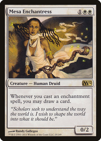 Mesa Enchantress [Magic 2012] Foil