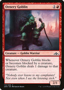 Ornery Goblin [Guilds of Ravnica] Foil